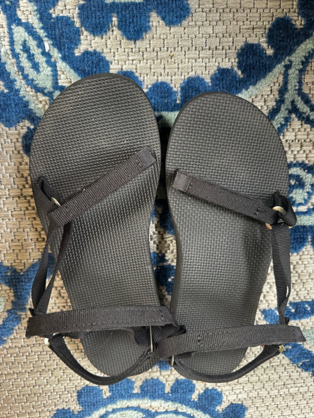 Teva Black Minimalist Women's Strap Sandals